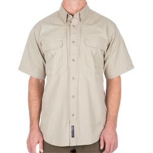 Men’s 5.11 Tactical Button Front Khaki Short Sleeve